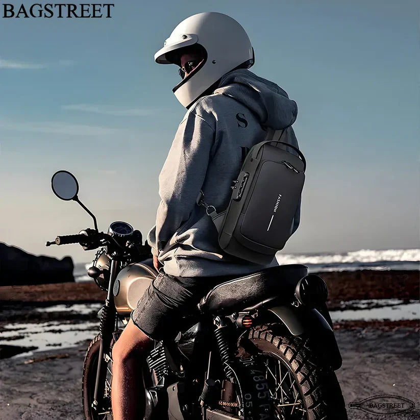 Chest Bag Multi function Cross-body Sport Running Travel Sling Pack Anti-theft For Men