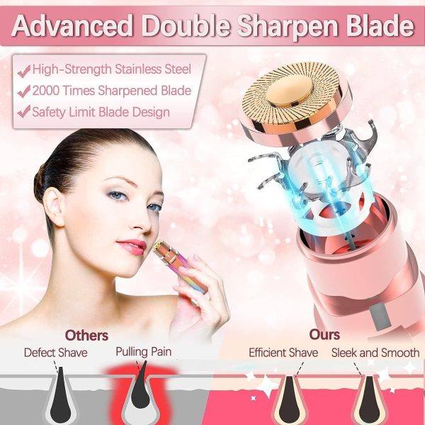 2 In 1 Hair Remover  Eyebrow Trimmer For Women