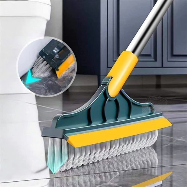 2 In 1 Floor Cleaning Brush Bathroom With 120° Rotatable