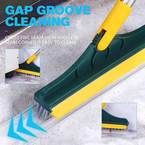 2 In 1 Floor Cleaning Brush Bathroom With 120° Rotatable