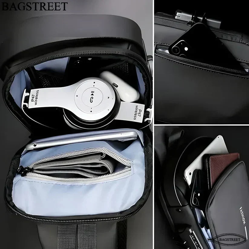 Chest Bag Multi function Cross-body Sport Running Travel Sling Pack Anti-theft For Men