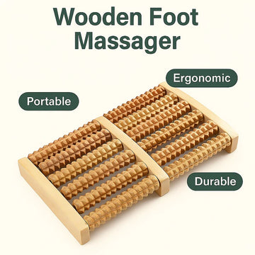 Wooden Foot Massager