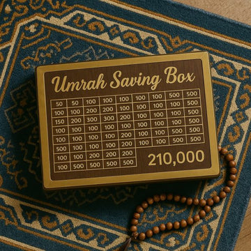 Umrah Saving Box "Journey to Makkah Starts Here"