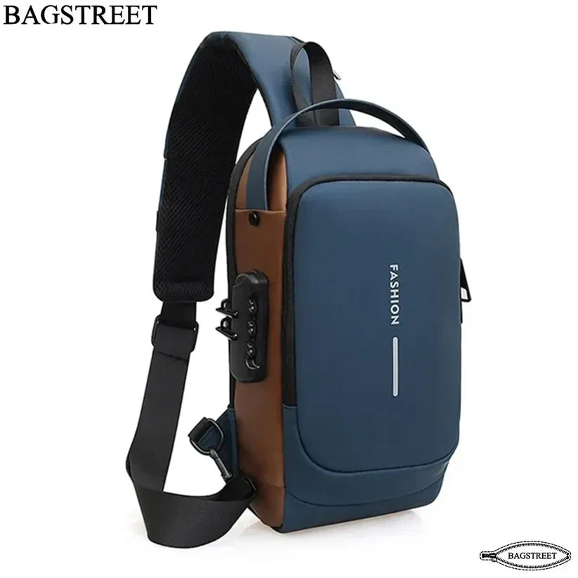 Chest Bag Multi function Cross-body Sport Running Travel Sling Pack Anti-theft For Men