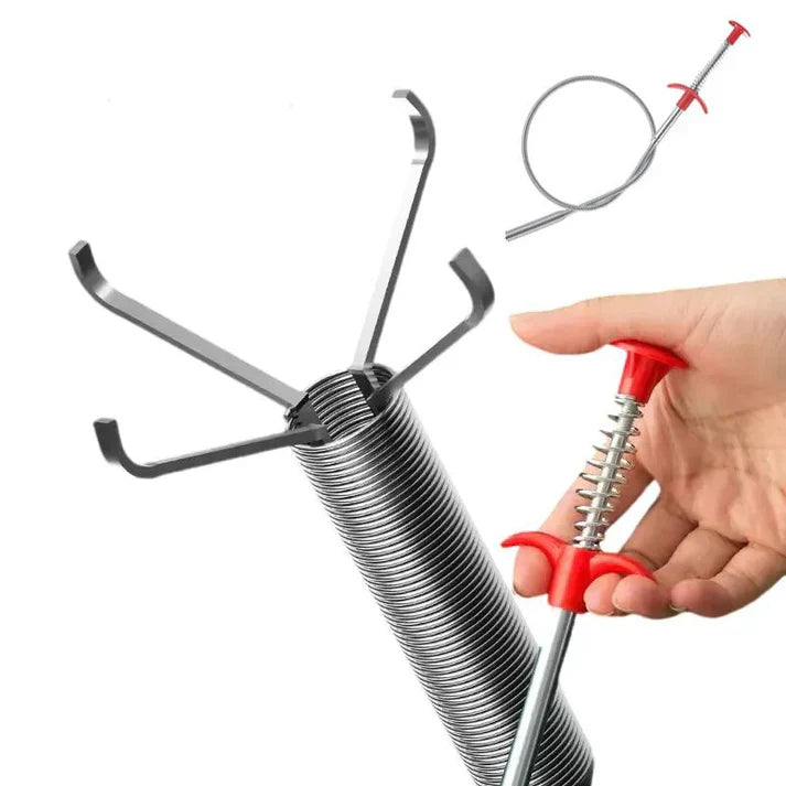 60cm Bendable Drain Clog Dredge Tools Flexible Design , Multi-Purpose , Hair & Debris Remover