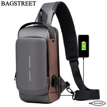 Chest Bag Multi function Cross-body Sport Running Travel Sling Pack Anti-theft For Men